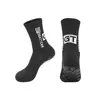 Calcetines de fútbol de entrenamiento profesionales para hombre, calcetines deportivos con planta de rizo, calcetines antideslizantes con puntos de goma, calcetines transpirables y absorbentes de sudor de media pantorrilla al por mayor