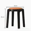 Bancos Empilháveis de Madeira Maciça para Uso Doméstico, Bancos Quadrados, Bancos Extras para Mesa de Jantar, Cadeiras Modernas Minimalistas para Sala de Estar, Bancos Pequenos Baixos, Bancos