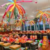 Día de Año Nuevo 2026 Globos Largos de Tira para Techo de Aula Escuela Primaria Jardín de Infancia Decoración de Escena de Año Nuevo Año del Caballo Ceremonia Ambiente
