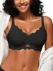 Base líquida lingerie invisível para mulheres com seios pequenos, push-up, anti-queda, bojo fino de látex, sutiã sem costas, sem costura para o verão