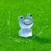 Producto nuevo transfronterizo rana sonriente luminosa partículas lindas estanque paisajismo decoraciones diy accesorios colgantes micro-paisaje adornos pequeños