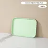 Bandejas de Plástico de Alta Qualidade da Fábrica Original para Restaurantes, Hotéis, Uso Doméstico, Pratos de Frutas e Pratos Retangulares para Jardins de Infância