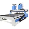 Máquina de Gravação em Relevo de Cabeça Dupla Oito Cabeças Máquina de Relevo CNC Máquina de Relevo de Oito Cabeças com Eixo Duplo Processamento em Lote com Acoplamento de Múltiplas Cabeças