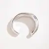 Pulsera Geométricamente Asimétrica CCB Dorada y Plateada Transfronteriza Europea y Americana Hip-Hop Elegante Exagerada Juego de Pulseras de Joyería para Mujeres