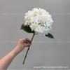 Hortensia hidratante de tacto real, decoración de boda, exhibición floral suave para hotel, decoración de mesa de sala de estar, fotografía de flores falsas