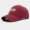 Gorra de Béisbol Bordada con Letra Personalizada Logo de Fábrica Protección Solar al Aire Libre para Mujer Circunferencia de Cabeza Grande Gorra de Visera Venta al por Mayor Transfronteriza Sombrero
