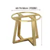 Nova Tampo de Mesa de Vidro Base de Rocha Pernas Redondas para Mesa Suporte Estrutura de Mármore e Ferro Forjado Pernas de Mesa Elevadas Mesa de Centro Redonda Pequena Mesa de Jantar