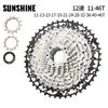 Piñón Volante Sunshine para Bicicleta de Montaña Ultraligero 10/11/12 Velocidades Bicicleta Velocidad Variable Piñón Grande para Subir