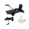 Silla de malla reforzada con bandeja de mariposa reclinable silla giratoria de oficina bloqueo de tres-cuatro niveles con placa de cola chasis bandeja accesorios de hardware