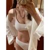 2024 nuevo traje de baño de dos piezas para mujer, delgado, sin espalda, para playa, vacaciones, aguas termales [primera generación]]