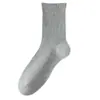 Calcetines de Algodón para Hombre hasta la Pantorrilla con Alta Elasticidad, Deportivos Antibacterianos y Desodorantes, Nuevo Modelo Popular 2026, Venta al por Mayor desde la Fábrica Fuente de Zhuji