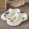 Nuevos Zuecos de Eva 2025 para Mujer, Pantuflas de Verano para Pareja, Calzado Exterior de Moda, Zuecos Antideslizantes de Suela Blanda