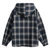 Nova Camisa com Capuz Xadrez Retrô para Primavera e Outono para Homens e Mulheres Estilo Americano Estilo Preguiçoso Camisa Xadrez Solta Casaco Tendência