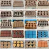 Máquina Pequena Móvel para Fabricar Blocos, Máquina Multiúso para Blocos Vazados de Cimento