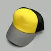 Gorras de Béisbol de Malla Sencillas con Combinación de Colores para Primavera y Verano para Hombres y Mujeres Sombrilla Deportiva Exterior de Malla Personalizada Gorras de Camionero Venta al por Mayor