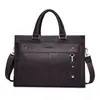 Bolso de Hombre Williampolo Bolso de Mano de Cuero Genuino Maletín de Negocios para Hombre Bolso para Computadora Maletín de Mano para Viajes de Negocios