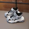 Sandalias Baotou para niño 2024 Verano Nuevo Transpirables Velcro Huecas Tenis Niños Medianos y Grandes Niñitos