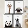 Adesivos de Parede Simples Animais Engraçados Sala de Estar Quarto Corredor de Entrada Cabeceira Papel de Parede de Fundo Autoadesivo Decoração de Quarto Escandinavo