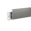 Directo de fábrica línea de rodapié de aleación de aluminio de borde recto muy estrecha tipo clip de encaje de doble espiga y mortaja engrosada línea de pie tipo F sin costuras