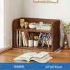 Estante de mesa organizadora para uso doméstico, mesa de estudante pequena simples estante de armazenamento de várias camadas