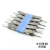 Pinzas A prueba de Viento de Acero Inoxidable Recubiertas de Plástico, Antideslizantes, Sin Marcas, Pinzas Individuales para Secar Sombreros, Calcetines, Ropa, Almacenamiento Fuerte para Bocadillos