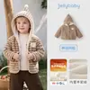 Jaqueta com Capuz Infantil Jerry Baby 2026 Outono Casaco de Inverno Grosso para Meninos Roupas de Pelúcia para Meninas Pequenas