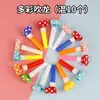 Silbato Creativo Lindo de Dragón para Soplar para Niños Silbato Telescópico Sopla Sopla Enrolla Juguete de Dibujos Animados Cuerno para Fiesta de Cumpleaños de Bebé Pequeño