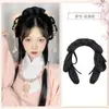 Peluca Hanfu con Diadema Integrada, Peinado Recogido Estilo Antiguo, Base de Peluca Tradicional para Peinado Hanfu de la Dinastía Ming