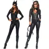 Mono Femenino Europeo y Americano Disfraz de Gata para Halloween Disfraz de Gata Uniforme Mono Disfraz