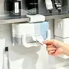 Porta toalha de rosto e lenços, prateleira de armazenamento, para pendurar sob o espelho do gabinete, caixa de armazenamento de lenços umedecidos para banheiro de parede