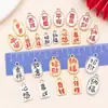12 Estilos de Colgantes de Texto de Año Nuevo Estilo Chino Plata/Oro Antiguo Aleación Dijes Pulsera DIY Collar Accesorios de Joyería Materiales