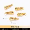 Calabaza de Poni Chapada en Oro Cobre Colgante Pequeño de Gota Accesorios para Joyería DIY Pulsera Pulsera Colgante Accesorios Metálicos Venta al por Mayor