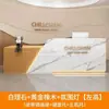 Escritorio de oficina moderno y simple, barra de cajero, recepción, gabinete de archivos de alta gama para salón de belleza, mostrador de recepción curvo de lujo ligero