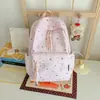 Mochila Estilo Coreano Chica Dulce Suave Reductora de Edad Verano Viaje Almacenamiento Mochila Pequeña con Degradado de Luz Estelar Baja Saturación Fresca y Delicada