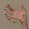 Conjunto de Colar e Brincos Geométricos Ondulados Bordados com Pedras Preciosas Transfronteiriços Acessórios de Luxo Leve Moda de Alta Qualidade Estilo Corte de Luxo Leve
