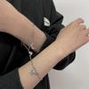 Presente de Pulseira de Casal para o Dia dos Namorados Corda de Mão Tecida à Mão Pulseira Magnética de Amor para Homens e Mulheres Amizade Corda Vermelha Transfronteiriça