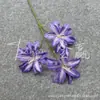 3 Cabezas de Lirios Artificiales al por Mayor para Celebraciones de Bodas, Decoraciones Florales, Muros de Flores, Arreglos Florales y Lirios de Seda para Paisajismo