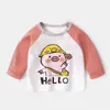 Camiseta de manga larga para bebé, top para bebé, camiseta básica de otoño para niños, ropa de primavera y otoño para niños, ropa para niñas, conjunto de otoño para recién nacidos