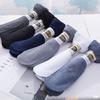 Calcetines de Media Caña para Hombre, Frescos, Delgados, Transpirables, Desodorantes y Antideslizantes, Seda de Hielo, Cómodos Calcetines de Media Caña para Primavera y Otoño, Seda de Hielo Mercerizada