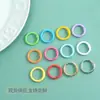 Anillo de Resorte de Aleación de Zinc Pintado de Colores 23 mm Hebilla de Resorte Redonda Anillo de Llavero Accesorios para Joyería DIY Venta al por Mayor