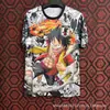 2627 Nueva Serie de Anime para el Hogar Japonés Naruto Dragon Ball One Piece Camiseta de Máscara Blanca Uniforme de Fútbol
