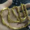 Suministro de Exportación Transfronteriza Joyería para Hombre Aleación Chapada en Oro Collar para Hombre Nuevo Collar de Oro Imitación 18K Fábrica