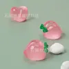 Flor de Resina de Fruta Sapato DIY Tridimensional Realista Acessório de Sapato Tamanco com Sensação de Alta Qualidade, Acessório Fivela de Sapato Decorativo Removível