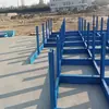 Bastidor apilador de barras de refuerzo obra cobertizo de procesamiento de barras de refuerzo material de viga I plataforma de colocación en patio de materiales de construcción bastidor fijo