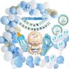 Amazon Látex Folha de Alumínio Multi-Elemento Festa de Aniversário Balão Parede de Fundo Decoração Conjunto Balões de Desenho Animado
