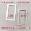 Porta-etiquetas pequeno de plástico cinza claro porta-placa de diretório porta-etiquetas de gaveta porta-cartão de porta de armário de arquivo slot para cartão