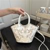 Bolso de Mujer 2025 Nuevo Bolso de Moda Bolso de Mujer Elegante a la Moda Bolso de Hombro de Mano Bandolera Verano Bolso Balde