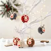 Decoraciones navideñas muñeca de oveja de fieltro colgante bola de cordero colgante de alce accesorios de escena para vestir transfronterizo