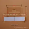 Ganchos de Agujero de Avión en Stock Caja de Color de Plástico Ganchos Autoadhesivos PVC Mascota Hebilla de Avión Caja de Embalaje Autoadhesiva Transparente Ganchos