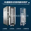Horno de Aire Caliente de Carrito de 16 Placas Calefacción a Gas Eléctrica Horno de Aire Caliente Horno de Circulación de Aire Caliente Horno de Circulación de Aire Caliente a Gas de 5/10 Placas
